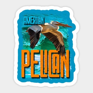 American Pelican Sticker